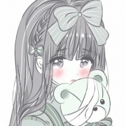 可爱动漫女生闺蜜头像  闺蜜头像拼接萌萌哒