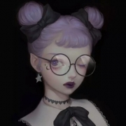 黑化少女动漫头像图片，