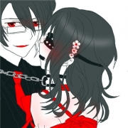 黑暗系血腥情侣头像，冷酷黑暗系风格情侣头像