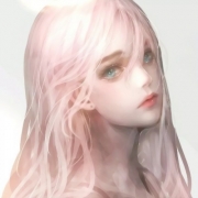 头像女生手绘高冷，超唯美手绘女生高雅