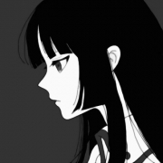 黑白丧图女头，黑白女头像伤感高冷丧