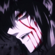 动漫头像男生嗜血暗黑，动漫黑暗系超丧忧郁头