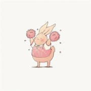 动漫兔子图片可爱头像，兔子卡通头像可爱萌