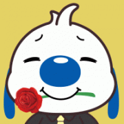 辛巴狗狗卡通头像，辛巴