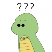 绿色呆萌小恐龙卡通头像