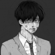 动漫头像黑白血腥，动漫黑暗系超丧忧郁血腥头像