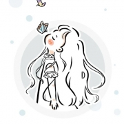 女生头像简单手绘可爱，