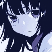 唯美忧郁蓝色系女生头像，动漫女生头像唯美