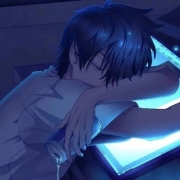 情头手绘一左一右，手绘情侣头像一男一女