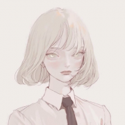 冷淡风头像女手绘，in