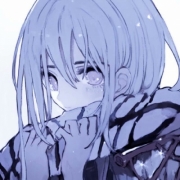 蓝动漫头像女，动漫头像女生唯美蓝