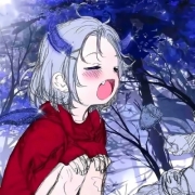 超酷手绘动漫情头一左一右，情侣漫画手绘