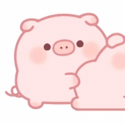 可爱猪情侣头像两张，可爱小猪系列情头