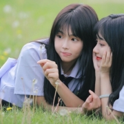 校园闺蜜头像校服系，青春校园女生头像校服