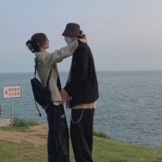 ins风情侣头像图片，氛围