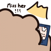 两组卡通超可爱手绘情头，动漫头像情侣可爱萌