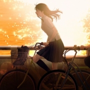 qq情头动漫头像一人一半，甜甜情头双人一人一半动漫