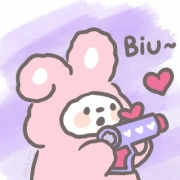 呆萌可爱的一对卡通情侣