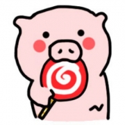 呆萌猪头像图片，超可爱的猪猪图片