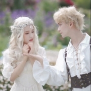 白色仙气真人情头图片，情侣头像真人ins风高级质感