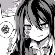 日系黑白漫画风女头，日系漫头女黑白