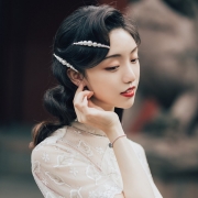 温柔似水旗袍女生头像图片，温婉复古旗袍女生头像