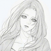 动漫女头黑白，ins慵懒风头像女