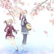 qq头像樱花情侣头像，可爱到爆的情侣头像