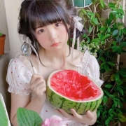 西瓜图片可爱闺蜜头像，