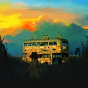 唯美插画风景qq头像图片，高清唯美图片插画头像