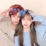 情头真人合照一男一女，高调的情头一对