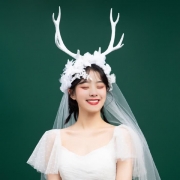 超甜白色婚纱女生头像图片，超级仙气的女生头像婚纱