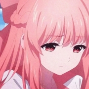 粉色系可爱少女心动漫头像，怦然心动