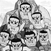 葫芦娃七合一头像图片，七兄弟葫芦娃头像图片