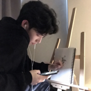 超拽侧脸男生帅气头像，