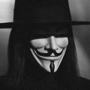 qq头像小丑面具，v字仇杀队小丑面具超酷头像