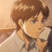 进击的巨人艾伦耶格尔头像图片，进击的巨人艾伦丸子头头像