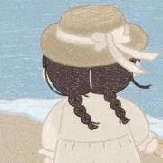 海边可爱背影情头图片，情侣头像图片