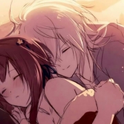 背后拥抱甜蜜动漫情侣头