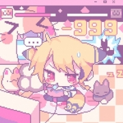 卡通头像可爱像素图片，像素风头像简单可爱