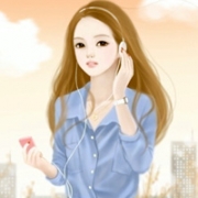 唯美时尚卡通美女头像，漂亮的卡通美女头像