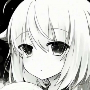 黑白系动漫女生头像，动漫女生头像黑白