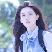 真人头像女风景头像小清新蓝色系图片，少女的征途是星辰大海